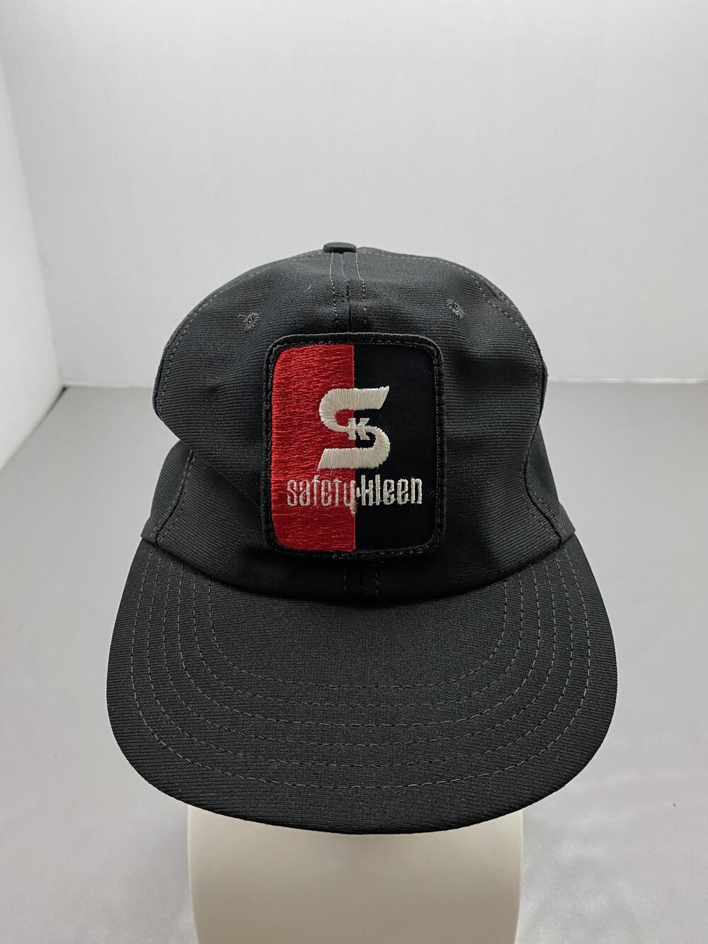 Hat Cap Snap Back One Size Black Safety-Kleen Embroidered Patch Mens Adjustable